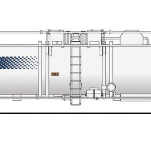 Broadway High-Capacity Cryogenic Tank Car - Ready to Run Linde (Type A, white, blue, green)