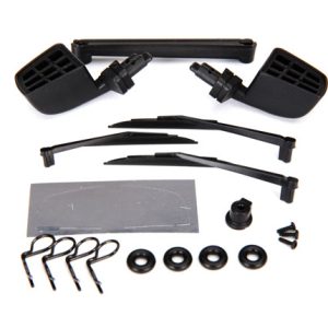 Traxxas MIRRORS, SIDE, BLACK (LEFT & RIGHT)/ O-RINGS (4)/