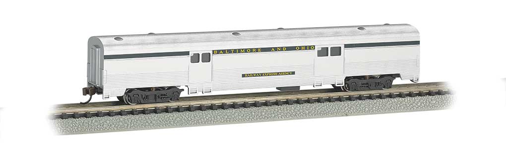 Bachmann 85' Fluted-Side Baggage Car - Ready to Run Baltimore & Ohio