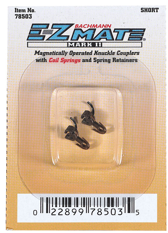 Bachmann E-Z Mate Mark II Magnetic Knuckle Couplers Short Shank 12 Pairs
