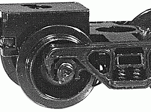 Micro Trains Roller-Bearing Trucks With Short Couplers 1 Pair