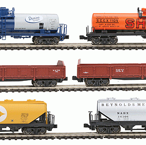 Kato Mixed Freight 6-Car Set - Ready to Run