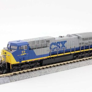 KATO GE AC4400CW Low Numberboards CSX #77 (YN1, gray, blue, yellow) Standard DC