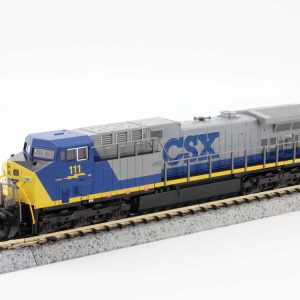 KATO GE AC4400CW Low Numberboards CSX #111 (YN1, gray, blue, yellow) Standard DC