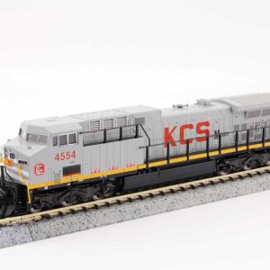 KATO GE AC4400CW Low Numberboards Kansas City Southern de Mexico #4554 (gray, red, yellow) Standard DC