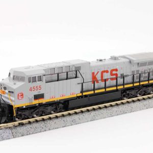 KATO GE AC4400CW Low Numberboards Kansas City Southern de Mexico #4555 (gray, red, yellow) Standard DC