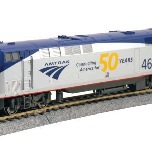KATO GE P42 Genesis Amtrak #46 (50th Anniversary Scheme, Phase V Late; silver, blue, gray) Standard DC