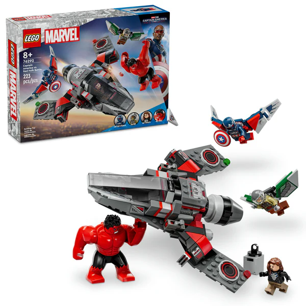 LEGO Marvel Captain America vs. Red Hulk Battle 76292