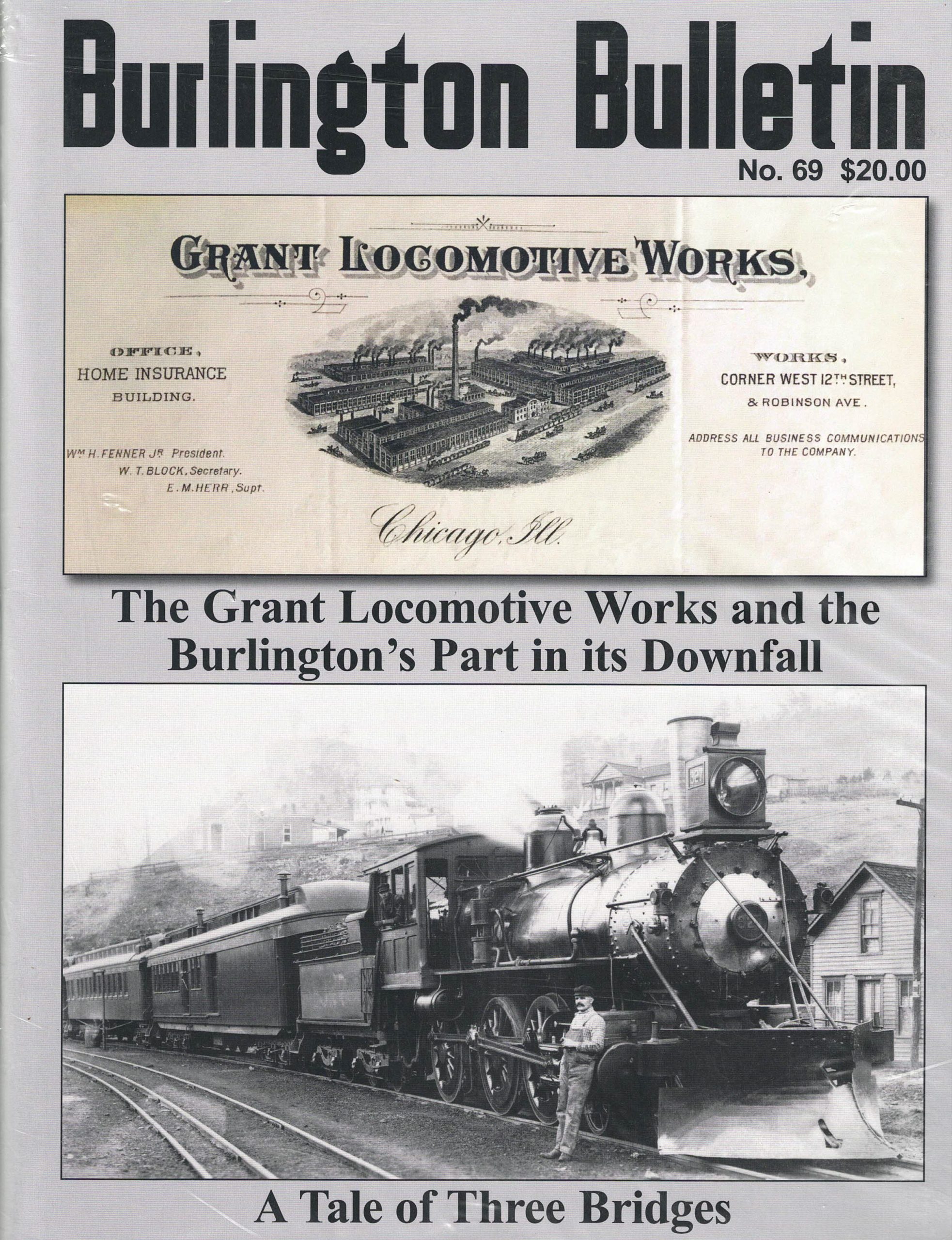 Burlington Bulletin "A Tale of Three Bridges" No. 69 Magazine Issue