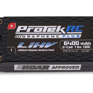 ProTek R/C 2S 130C Graphene + HV 6400mAh Shorty LiPo Battery