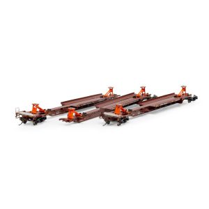 Athearn - ATH15676: HO RTR 57' Trinity Spine Car, BNSF #300567 (3)