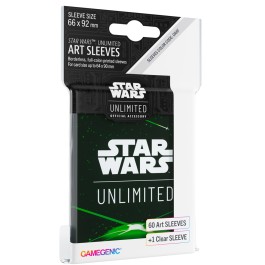 Gamegenic Star Wars: Unlimited Art Sleeves - Card Back Green