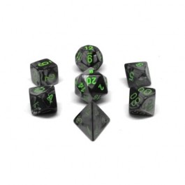 Gemini Mini 7 Die Set Black Grey Green