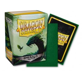 Dragon Shield Sleeves: Standard Matte - Emerald 100CT