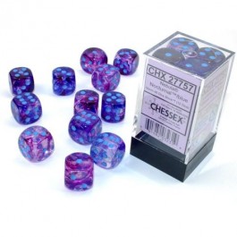 Chessex Nebula Nocturnal Blue Luminary 16 MM Set