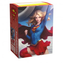 Dragon Shield Sleeves: Standard Brushed Art Superman - Supergirl 100CT