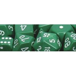 Chessex: Opaque Green 7-Die Set