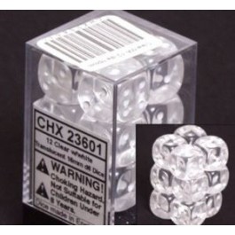 Chessex: Translucent 16mm D6 Dice Block