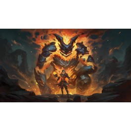 Fantasy North Playmat: Summon - Armored Fire Giant (Pre-Order)