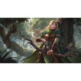 Fantasy North Playmat: Aelwyn Alorr - Wood Elf Ranger (Pre-Order)