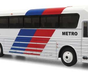 Iconic Replicas 1986 Eagle Model 10 Bus - Assembled, Houston Metropolitan