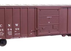 WalthersMainline 50' ACF Exterior Post Dreadnaught End Plate B Boxcar - Ready to Run, Chicago & North Western(TM) #155499