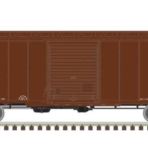 Atlas Model Railroad Co. 40' Postwar Boxcar with 8' Door - Ready to Run - Master(R), Kansas City Southern 21248 (Boxcar Red, white)