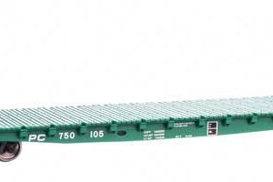 WalthersMainline 53' GSC Bulkhead Flatcar - Ready to Run, Penn Central #750145
