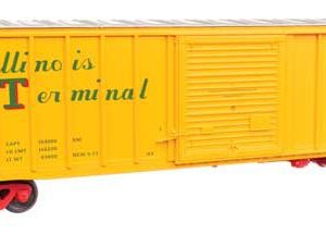 WalthersMainline 50' ACF Exterior Post Dreadnaught End Plate B Boxcar - Ready to Run, Illinois Terminal #7317