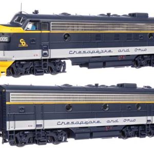 WalthersProto EMD FP7 & F7B Standard DC, Chesapeake & Ohio #8005 & 8505 (As-delivered)