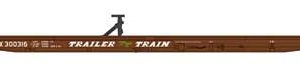 WalthersMainline 85' General American G85 Flatcar - Ready to Run, GTTX (Brown) #300316