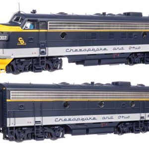 WalthersProto EMD FP7 & F7B Standard DC, Chesapeake & Ohio #8007 & 8506 (As-delivered)