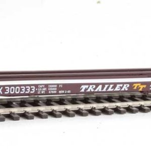 WalthersMainline 85' General American G85 Flatcar - Ready to Run, GTTX (Brown) #300333