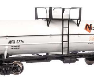 WalthersMainline 36' 10,000-Gallon Insulated Tank Car w/Large Dome, Bolted Jacket - Ready to Run, National Starch & Chemical ACFX #6274