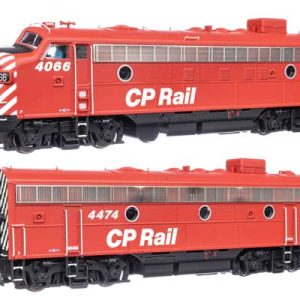 WalthersProto EMD FP7 & F7B - LokSound 5 Sound & DCC, Canadian Pacific #4066 & 4474 (red, white w/Multi-mark)