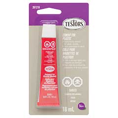 Testor Corp Cement for Plastics - Carded, 5/8oz 18mL