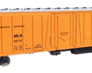 WalthersMainline 50' AAR Mechanical Refrigerator Car - Ready-to-Run, Milwaukee Road #9676
