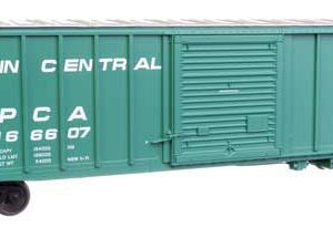 WalthersMainline 50' ACF Exterior Post Dreadnaught End Plate B Boxcar - Ready to Run, Penn Central #166607