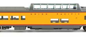 WalthersProto 85' ACF Observation Dome Lounge - Ready to Run - Standard, Union Pacific(R) (Armour Yellow, gray; City of Portland Tail Sign)