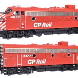 WalthersProto EMD FP7 & F7B Standard DC, Canadian Pacific #4070 & 4477 (red, white w/Multi-mark)