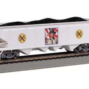 Bachmann Industries 40' Quad Hopper - Ready to Run - Silver Series(R), Boy Scouts of America(R) (Merit Badge, white, yellow)