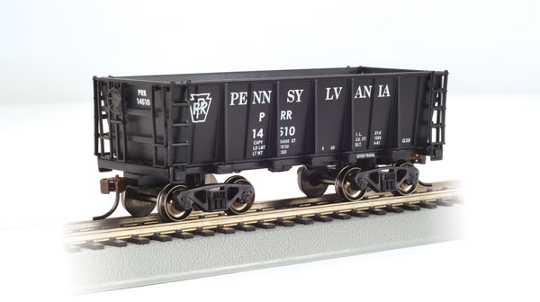 Bachmann Industries Ore Car - Ready to Run - Silver Series(R), Pennsylvania Railroad (black)