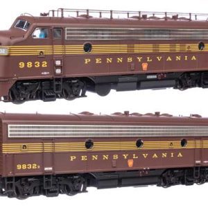 WalthersProto EMD FP7 & F7B Standard DC, Pennsylvania Railroad EFP-15 #9832A, EH-15 #9832B (Tuscan, 5-Stripe)