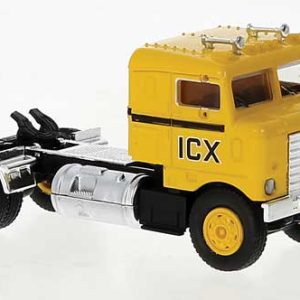 Brekina Automodelle 1950 Kenworth Bullnose Tractor Only - Assembled,Illinois California Express (yellow, black