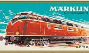 Marklin, Inc Paint-by-Numbers Set, V200 Diesel Locomotive