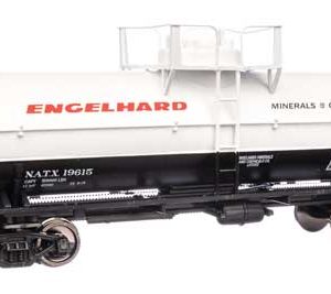 WalthersMainline 36' 10,000-Gallon Insulated Tank Car w/Large Dome, Bolted Jacket - Ready to Run, Engelhard Minerals & Chemicals NATX #19615
