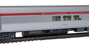 WalthersMainline 85' Budd Baggage-Lounge - Ready to Run, Southern Pacific (silver, red)