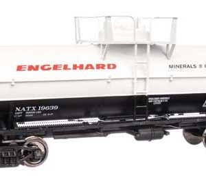WalthersMainline 36' 10,000-Gallon Insulated Tank Car w/Large Dome, Bolted Jacket - Ready to Run, Engelhard Minerals & Chemicals NATX #19639