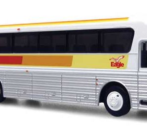 Iconic Replicas 1986 Eagle Model 10 Bus - Assembled, Corporate (orange)