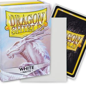 Dragon Shield Sleeves: Standard Matte - White 100CT